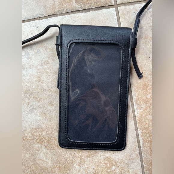 Vegan Leather Adjustable Crossbody Phone Case - Picture 6 of 11